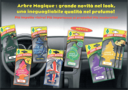 Scopri le novit&agrave; Arbre Magique 2013