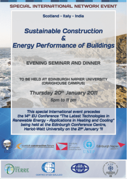 Sustainable Construction