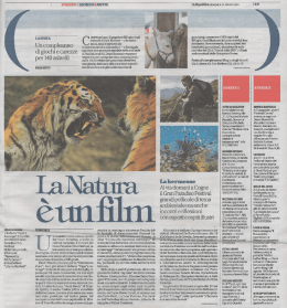 La natura &egrave; un film - Fondation Grand Paradis