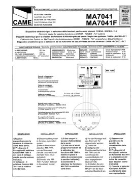 Selettore funzioni MA7041