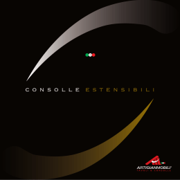 catalogo Consolle Estensibili