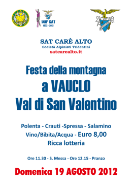 il \Mlllllll Val di Sîlll Vîlllilltillll