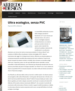 Ultra ecologico, senza PVC 9 ma