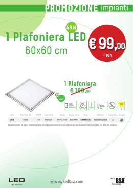 1 Plafoniera LED