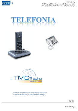 Telefonia - TMC Trading