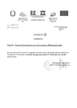 Sede associata Sede associata