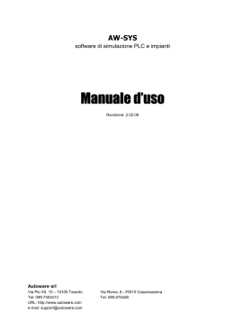 Manualed`uso - Autoware Ladder Tool for Arduino and AW-SYS