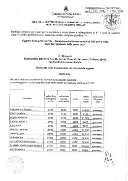 É assai-seme annasoew - Comune di Porto Torres