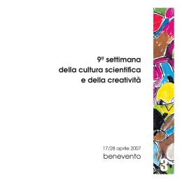 Settimana scient. 2007