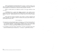 VISTA la determinazione del Responsabile dell`Area Tecnica n. 102