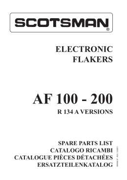 Tabelle AF100-200 - Ice Machines Ireland