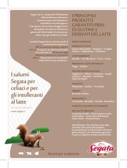delle intolleranze alimentari,