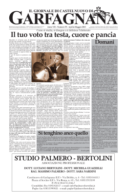 Edizione Maggio 2013 - Il Giornale di Castelnuovo