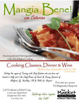 mangia bene 2010 - The Market at DelVal