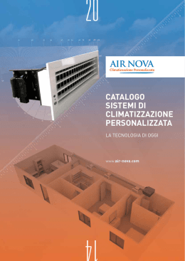 CATALOGO SISTEMI DI CLIMATIZZAZIONE