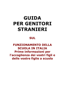 la scuola italiana in italiano - Istituto Comprensivo di Calcinate