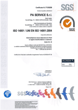 PA SERVICE S.r.l.