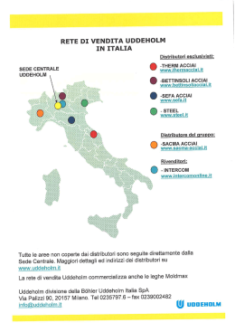 nostra rete di vendita
