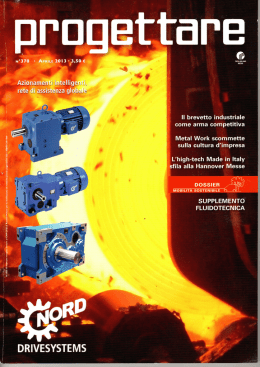 Il brevetto industriale come arma competitiva Metal Work