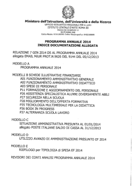 programma annuale 2014