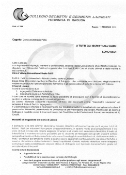 Corso Universitario Polisi