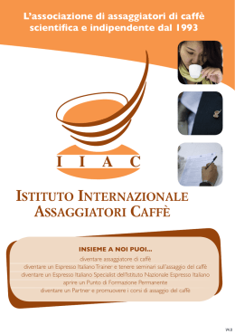 ISTITUTO INTERNAZIONALE ASSAGGIATORI CAFF&egrave;