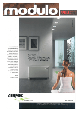 La nuovissima serie di ventilconvettori FCXI Inverter con