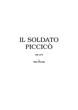 Il soldato Piccic&ograve;