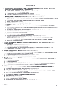 Test di accesso Sessione Estiva a.a. 2014/2015