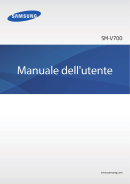 Manuale dell`utente