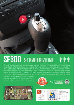 Scheda prodotto servofrizione Click n` Go