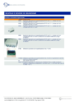 Scatole e celle di giunzione