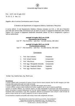 Commissione LT Gestionale-appello luglio 2013