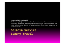 Solaria service luxury travel
