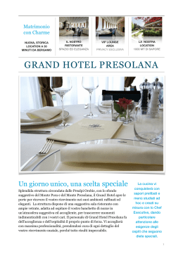 flyer_matrimonio - Grand Hotel Presolana