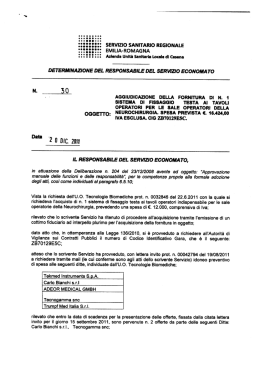 SERVIZIO SANITARIO REGIONALE