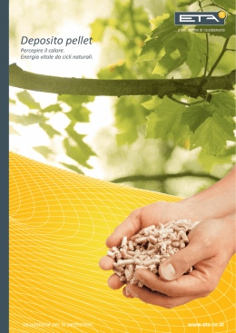 Deposito pellet - Prospetto