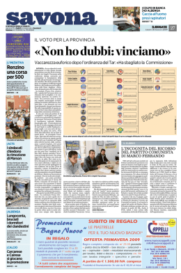 Vinciamo - Trucioli Savonesi