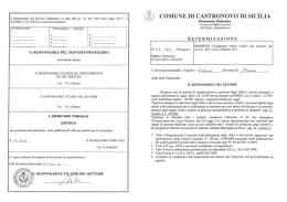 Il Responsabile del Servizio Finanziario, ai sensi dell`art. 151 del