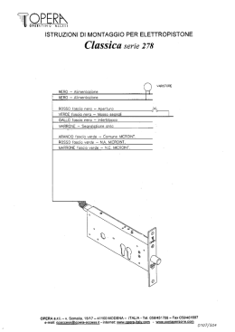 Serrature elettriche serie Classica