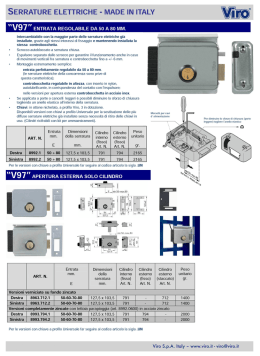 SERRATURE ELETTRICHE - MADE IN ITALY m