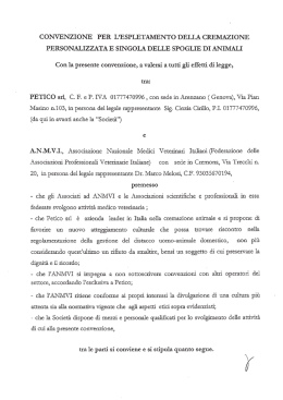 Estratto convenzione ANMVI