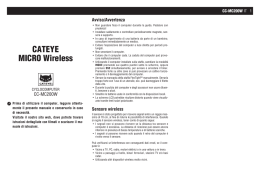 Manuale - Cateye