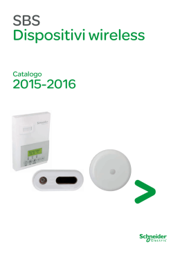 Dispositivi Wireless per Small Building System