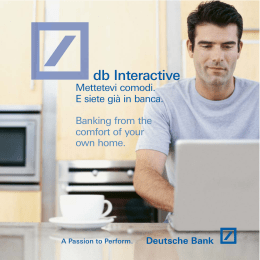 db Interactive - Deutsche Bank