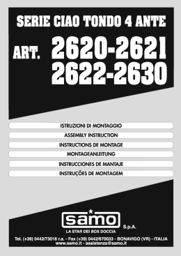 Istruzioni di montaggio