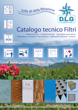 Catalogo tecnico Filtri