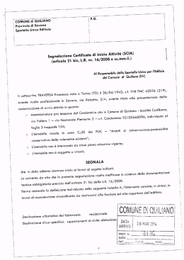 Stampa di fax a pagina intera - Albo pretorio