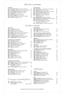 Whi`cc Wincs vini bianchi