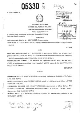 sent. nr. 5330-2011-Tribunale Milano